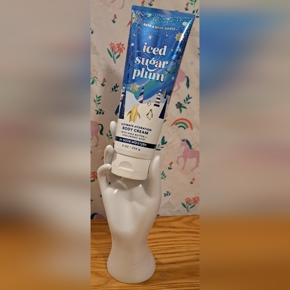 NIB Bath & Body Works Iced Sugar Plum Body Cream w/ Hyaluronic Acid & Shea - Picture 1 of 4